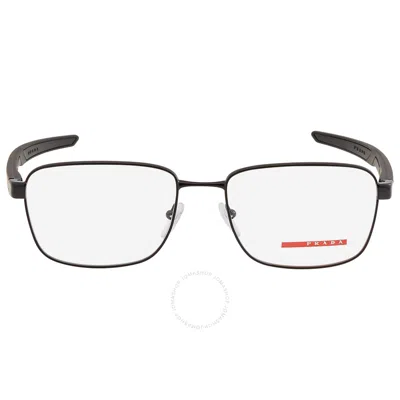Prada Linea Rossa Demo Square Men's Eyeglasses Ps 54ov 1ab1o1 57