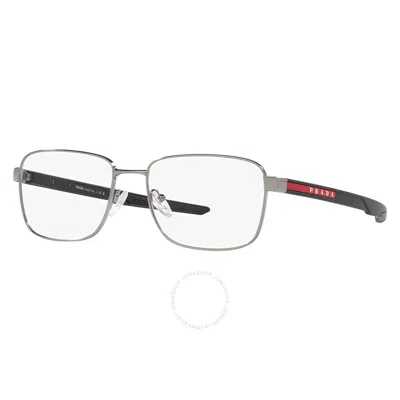 Prada Linea Rossa Demo Square Men's Eyeglasses Ps 54ov 5av1o1 57