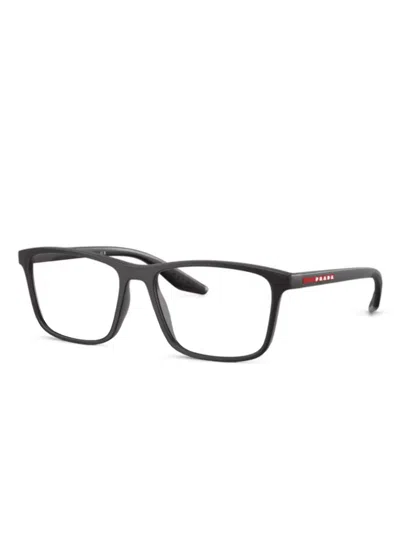 Prada Linea Rossa Glasses In Black