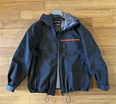 Pre-owned Prada Linea Rossa Gore Tex Pro Fabric Jacket In Black