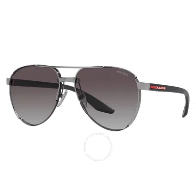 Prada Linea Rossa Man Sunglasses Ps 51ys In Grey Gradient