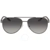 Prada Linea Rossa Grey Gradient Pilot Unisex Sunglasses Ps54ts 5av3m1 58 In Grey