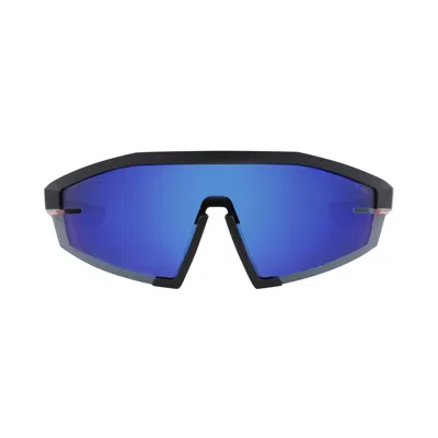 Pre-owned Prada Linea Rossa Impavid Sunglasses | Black | Men's Size Onesize