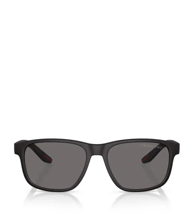 Prada Linea Rossa Injected Pillow Sunglasses In White