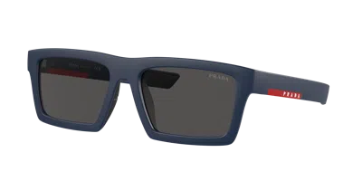 Prada Linea Rossa Man Sunglass Ps 02zsu In Dark Grey