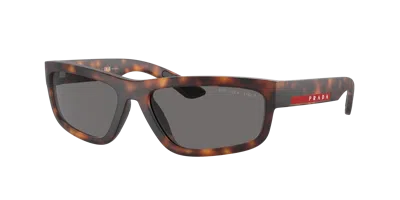 Prada Linea Rossa Man Sunglass Ps 05zs In Dark Grey Polar