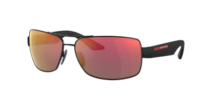 Prada Linea Rossa Man Sunglass Ps 50zs In Black