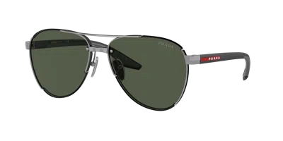 Prada Linea Rossa Man Sunglass Ps 51ys In Light Green Tuning