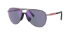 Prada Linea Rossa Man Sunglass Ps 53zs In Dark Blue Mirror Violet