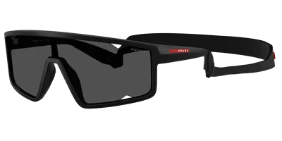 Prada Linea Rossa Man Sunglass Ps A03s In Dark Grey