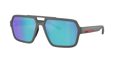 Prada Linea Rossa Man Sunglass Ps A06sf In Gray
