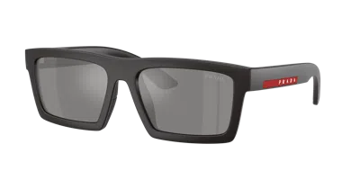 Prada Linea Rossa Man Sunglass Ps A07s In Black
