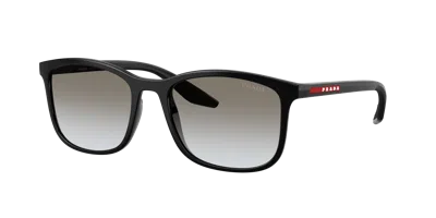 Prada Linea Rossa Man Sunglass Ps A08s In Black