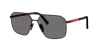Prada Linea Rossa Ps A50s 1bo02g Nero Polarized Sunglasses In Dark Grey Polar