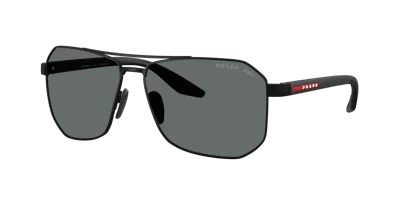 Prada Linea Rossa Man Sunglass Ps A53s In Black