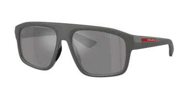 Prada Linea Rossa Man Sunglass Ps B02s In Gray
