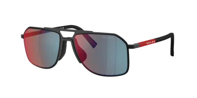 Prada Linea Rossa Man Sunglass Ps B51s In Black