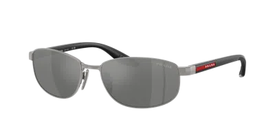 Prada Linea Rossa Man Sunglass Ps B53s In Gray