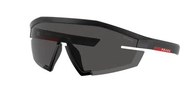 Prada Linea Rossa Man Sunglasses Ps 03zs In Black