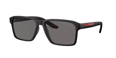 Prada Linea Rossa Man Sunglasses Ps 05ys In Dark Grey Polar
