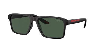 Prada Linea Rossa Man Sunglasses Ps 05ys In Tuning Dark Green