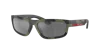 Prada Linea Rossa Man Sunglass Ps 05zs In Grey Mirror Black
