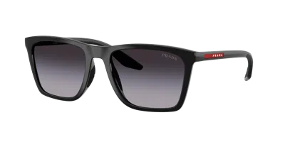 Prada Linea Rossa Man Sunglasses Ps B08sf In Black