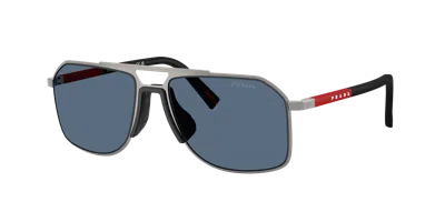 Prada Linea Rossa Man Sunglasses Ps B51s In Blue