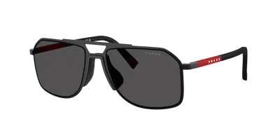 Prada Linea Rossa Man Sunglasses Ps B51s In Gray