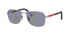 Prada Linea Rossa Mann Sunglass Ps A51s In Dark Blue Mirror Violet