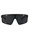 Prada Linea Rossa Matte Black Injectate Sunglasses In Black