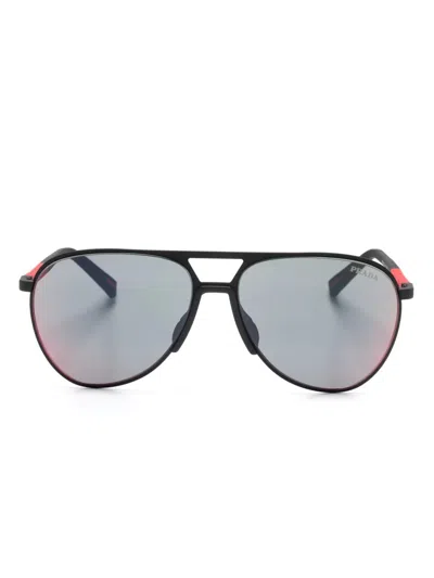 PRADA PRADA LINEA ROSSA METAL SUNGLASSES