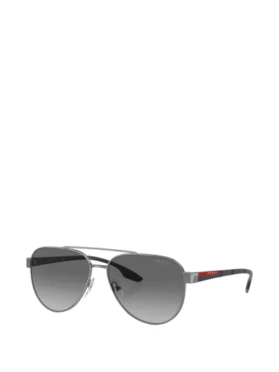 Prada Linea Rossa Pilot-frame Sunglasses In Purple