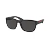 Prada Logo Sunglasses In Gray