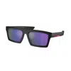 Prada Linea Rossa Man Sunglass Ps A07s In Blue