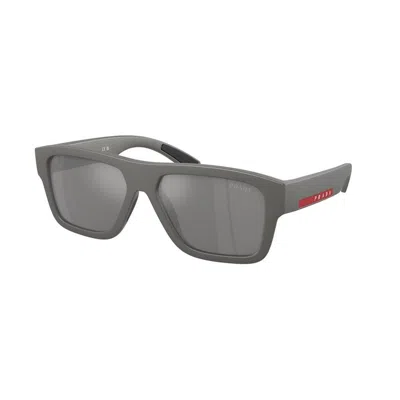 Prada Linea Rossa  Linea Rossa Ps 04zs 16x7w1 In Gray