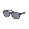Prada Linea Rossa Man Sunglass Ps 06ys In Black