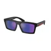 Prada Linea Rossa Man Sunglasses Ps 02zsu In Black