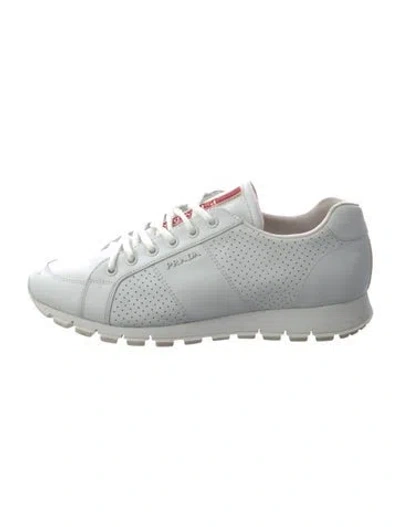 Pre-owned Prada Linea Rossa Prax Sneakers In White