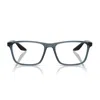 Prada Linea Rossa Ps 01qv Czh1o1 Azzurro Trasparente Glasses In Green