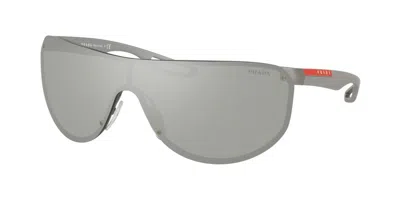 Pre-owned Prada Linea Rossa Ps 06ws Black/grey Shaded Polarized (1ab06g) Sunglasses