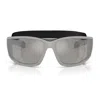 Prada Linea Rossa Ps A04s 13z05a Grigio Ferro Opaco Sunglasses In Multi