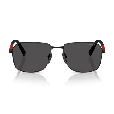 Prada Men's Sunglasses Ps A51s In Black