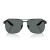 Prada Linea Rossa 62mm Polarized Pilot Sunglasses