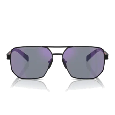 Prada Linea Rossa Ps51 Zs Sunglasses In Blue