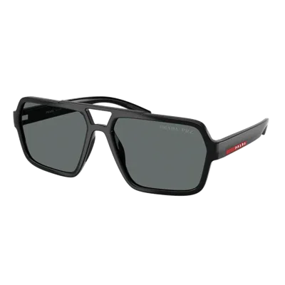 Prada Linea Rossa Psa06 S Sunglasses In Black
