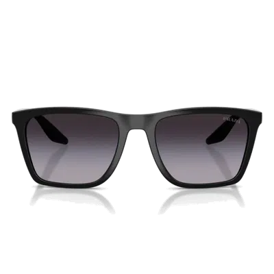 Prada Linea Rossa Psb08 S Sunglasses In Black