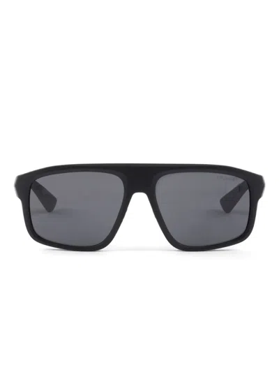 PRADA LINEA ROSSA RECTANGLE-FRAME SUNGLASSES