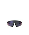 Prada Eyewear Shield Frame Sunglasses In Black