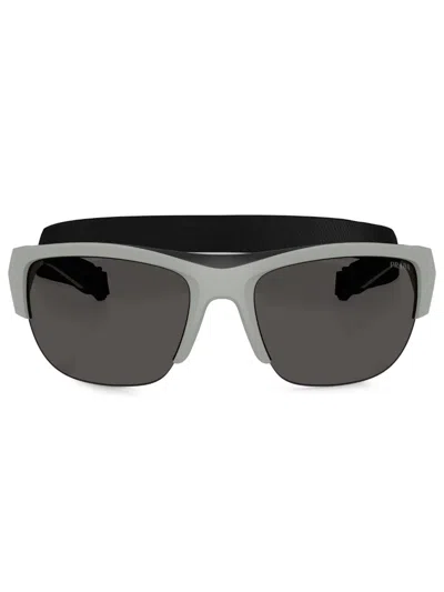 Prada Linea Rossa Sonnenbrille In Grau